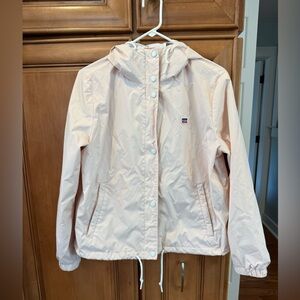 Levi's Women's light pink Hooded rain Jacket size Large